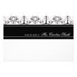 Shabby Chic Chandelier Personalized Stationery Paper
