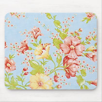Shabby Chic Cottage Floral Mousepad by kimfranzese Shabby Chic Cottage Floral Mousepad