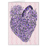 Shabby Chic Heart Card cards