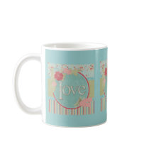 Shabby Chic LOVE Beverage Mug by LillyChic Shabby Chic LOVE Beverage Mug