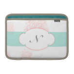 Shabby Chic Monogram MacBook Air Sleeve ipad sleeves