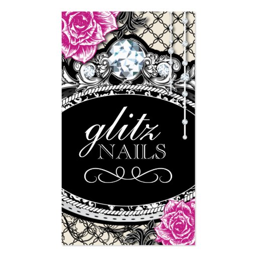 shabby chic nail salon business cards zazzle shabby chic nail salon business cards zazzle