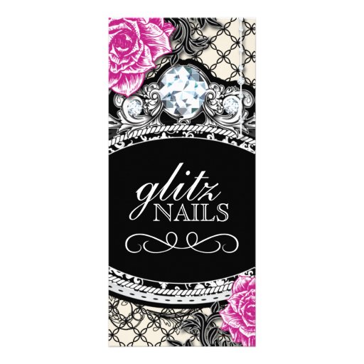shabby chic nail salon salon menu rack cards zazzle shabby chic nail salon salon menu rack cards zazzle