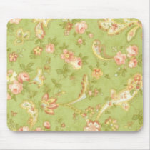 Shabby Chic Paisley Fabric Mouse Pad mousepads by kimfranzese Shabby Chic Paisley Fabric Mouse Pad mousepads