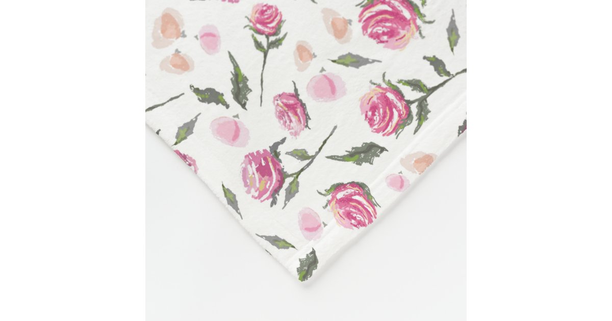 shabby chic pink roses pretty fleece blanket zazzle shabby chic pink roses pretty fleece blanket zazzle