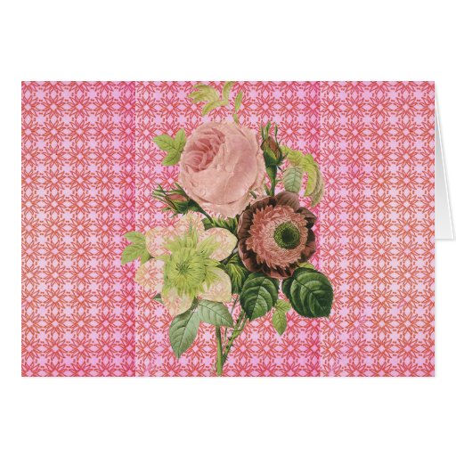 shabby chic roses greeting card zazzle shabby chic roses greeting card zazzle