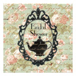 Shabby Chic Tea Party Bridal Shower Invitation