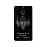 Shabby Chic Vintage Chandelier Labels
