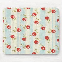 Shabby Chic Vintage CHERRIES Fabric Mouse Pad mousepads by kimfranzese Shabby Chic Vintage CHERRIES Fabric Mouse Pad mousepads