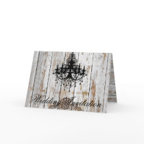 shabby chic vintage country wedding favor cards
