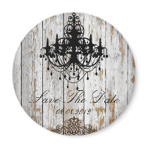 shabby chic vintage country wedding favor fridge magnet