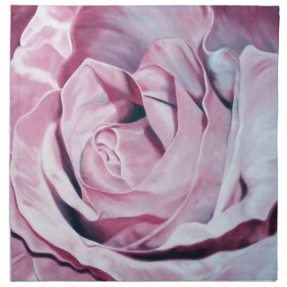 Shabby chic vintage romantic elegant pink roses printed napkins