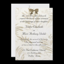 Shabby Chic Wedding Invitation