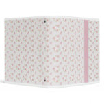 Shabby Cottage Sweet Pink Rosebud Binder