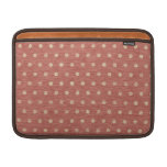 Shabby Dots MacBook Air Sleeve - rust & cream