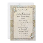 Shabby Pearls Personalized Invite