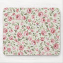 SHABBY PETITE PINK ROSES mousepads