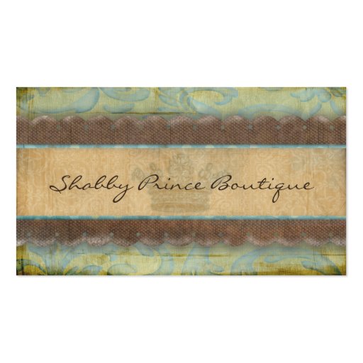 Shabby Prince Business Cards (front side)