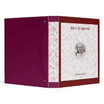 Shabby Sweet Petite Rose Binder by AYellowRose Shabby Sweet Petite Rose Binder