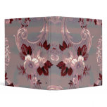 Shabby Vintage Pink Flowers Avery Binder