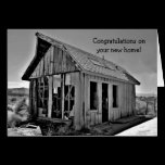 Shack funny new home congratulations cards