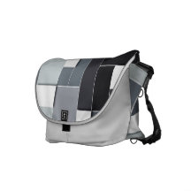 Shades of 3D Gray Commuter Bag
