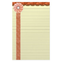 Shades of Autumn Stationery w/optional lines
