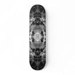 Shades of Black and Gray Skate Deck