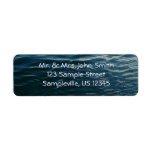 Shades of Blue Address Label