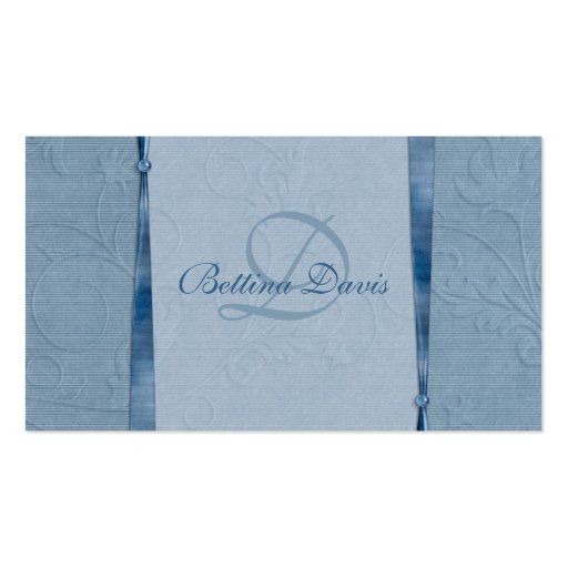 Shades of Blue Business Card Template (front side)