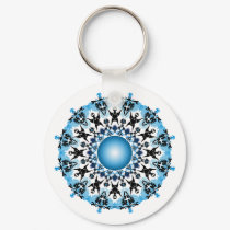 Shades of Blue keychains