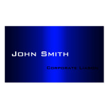 Shades of Blue Modern Professional Business Cards