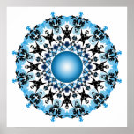 Shades of Blue Print