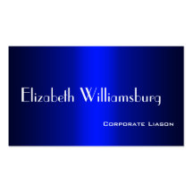 Shades of Blue Professional Standard Business Card