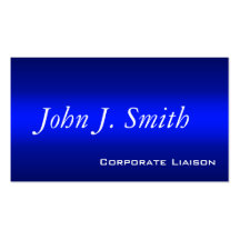 Shades of Blue Standard Business Cards