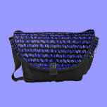 Shades of Blue Waves Rickshaw Messenger Bag messenger bags