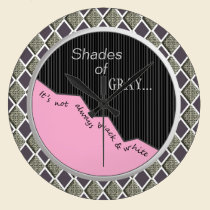 shades of gray diamond wall clock wall clocks