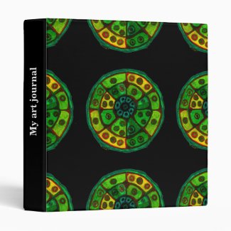 Shades of Green Binder