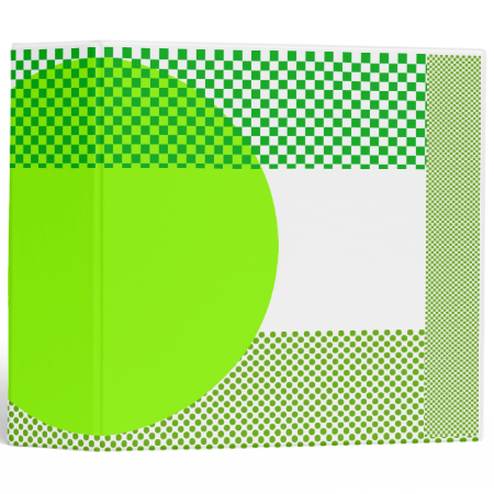 shades of green binder