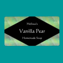 Shades of Green Soap or Candle labels