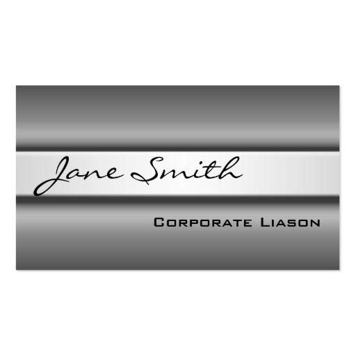 Shades of Grey Modern Standard Business Cards