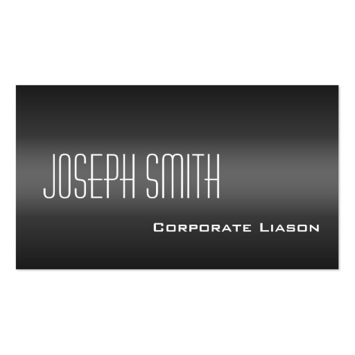 Shades of Grey Modern Standard Business Cards