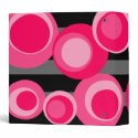 Shades of pink dots Black Stripes