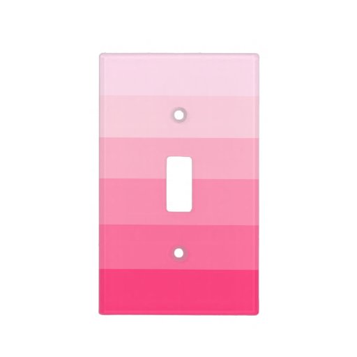 "Shades of Pink" Light Switch Cover Zazzle