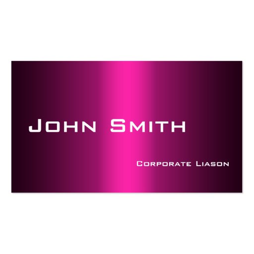 Shades of Pink Standard Business Cards