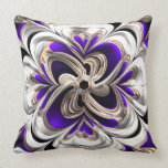 Shades of Purple and Black and White Pillow Shades of Purple and Black and White Pillow