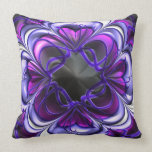 Shades of Purple and Black Pillow Shades of Purple and Black Pillow