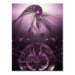 Shades of Purple - Postcard