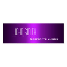 Shades of Purple Skinny Business Cards