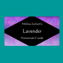 Shades of Purple Soap or Candle labels